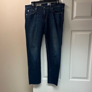 AG Adriano Goldschmied Men's Deep Indigo Slim Jeans